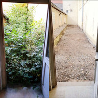 Vorher-Nachher-Bild Garten