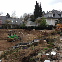 Bau des neuen Gartens