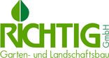 Logo der Garten- und Landschaftsbaufirma RICHTIG